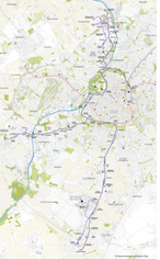 🔎 Cartographie - Tramway du pôle métropolitain de Lille et de sa couronne