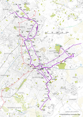 🔎 Cartographie - Tramway du pôle métropolitain de Roubaix-Tourcoing 
