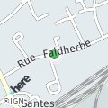 OpenStreetMap - Rue Faidherbe Santes 